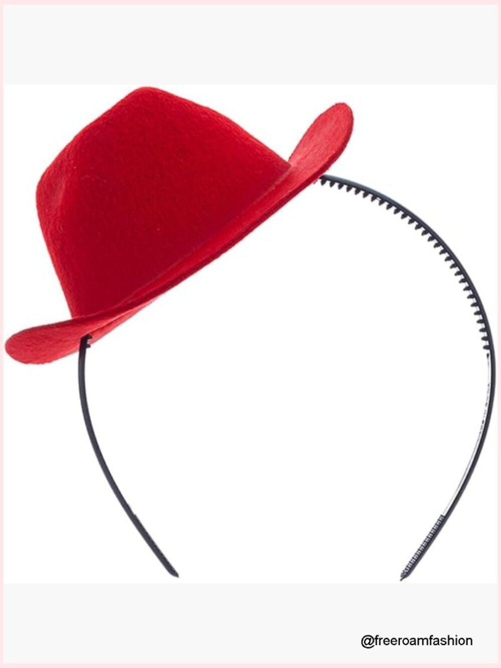 Cowgirl Hat Headband Mini Cowboy Hat Hair Accessory Western Party